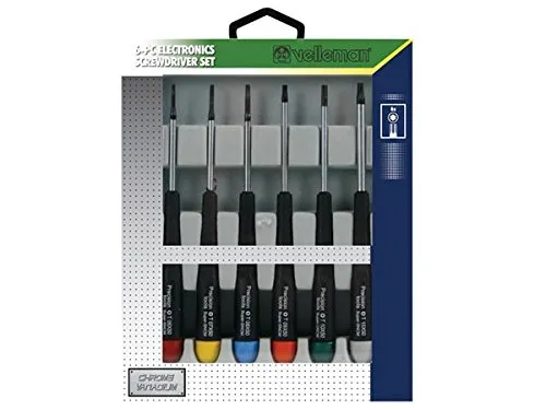Velleman GP Series jeu de 6 tournevis de précision Torx