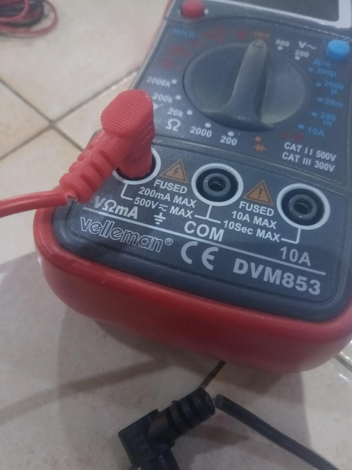 Velleman GP Series DVM853 multimètre numérique 1999 points