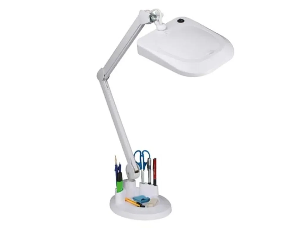 Velleman VTLLAMP support de table pour lampe loupe trou 12 mm métal