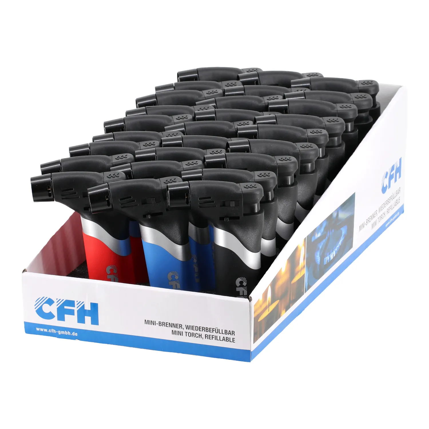 CFH MB 05 mini chalumeau à gaz rechargeable 10,2 g