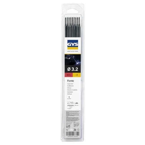 GYS électrodes fonte Ø 3,2 mm, blister de 9 nickel