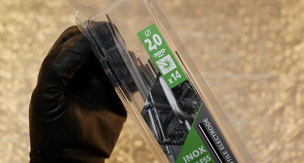 GYS E308L électrodes MMA inox Ø 2 mm x 300 mm blister 14 pièces