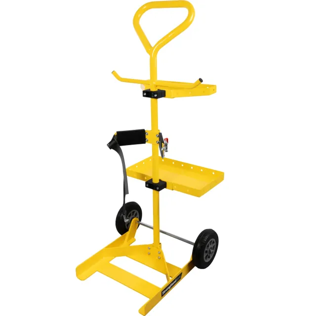 Strong Hand Europe chariot porte-bouteille gaz 150 kg avec plateaux
