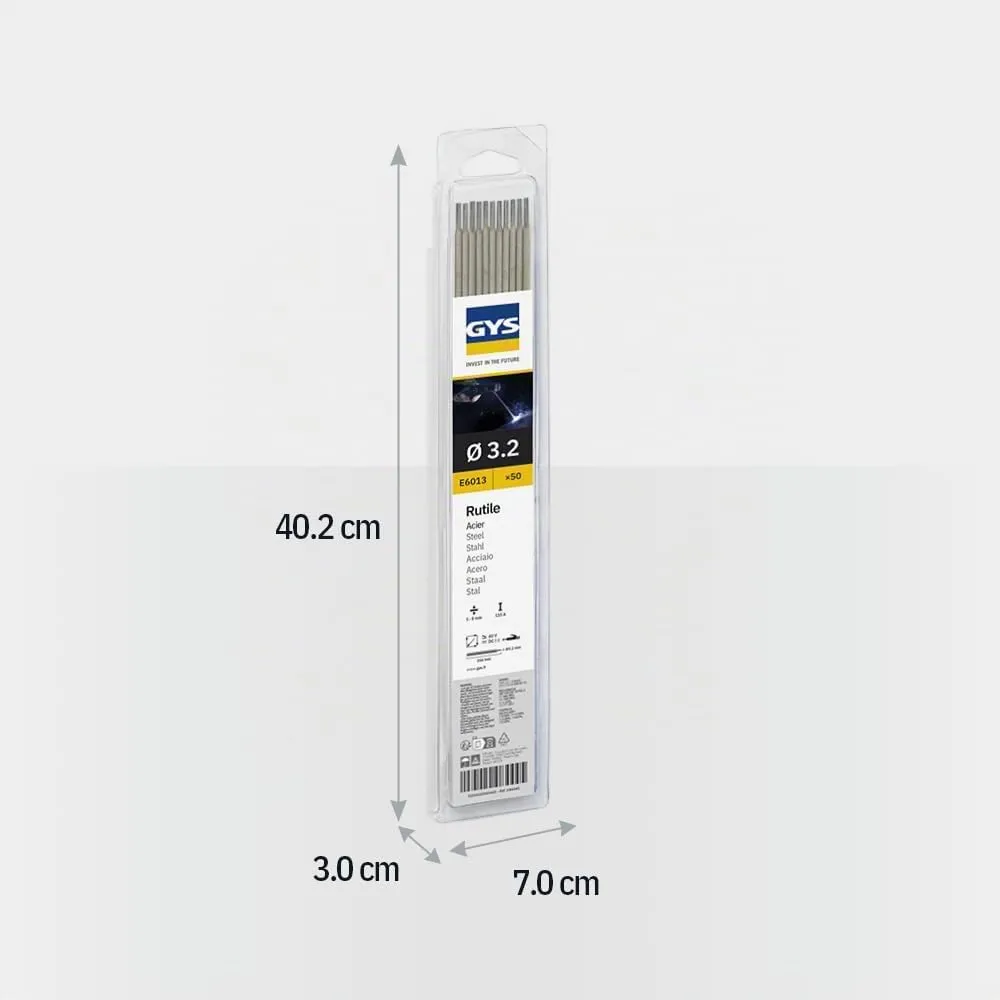 GYS électrodes rutiles E6013 Ø 3,2 mm 50 pièces
