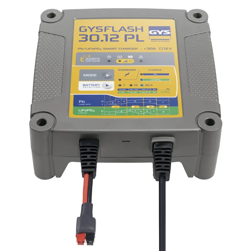 GYS GYSFLASH 30.12 PL chargeur batterie 12V 30A