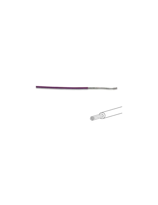 Velleman GP Series MOWV fil de câblage violet 100 m PVC
