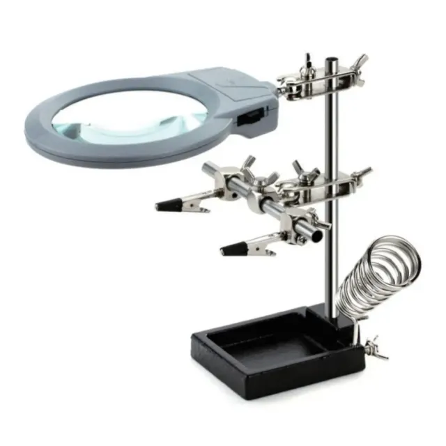 Zhongdi ZD-10M loupe de soudage avec pinces et éclairage LED