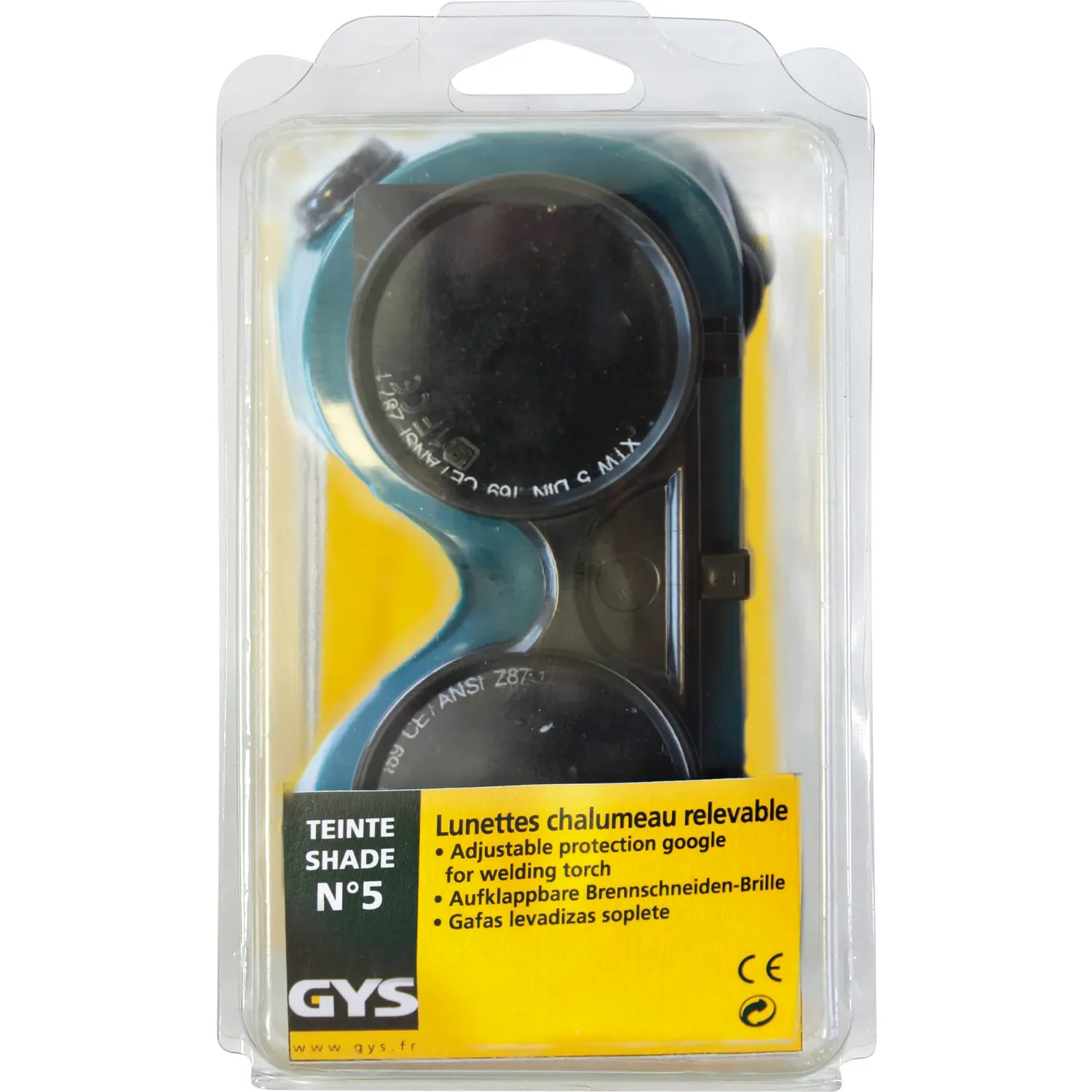 TOPARC lunettes de soudage au chalumeau relevables teinte 5