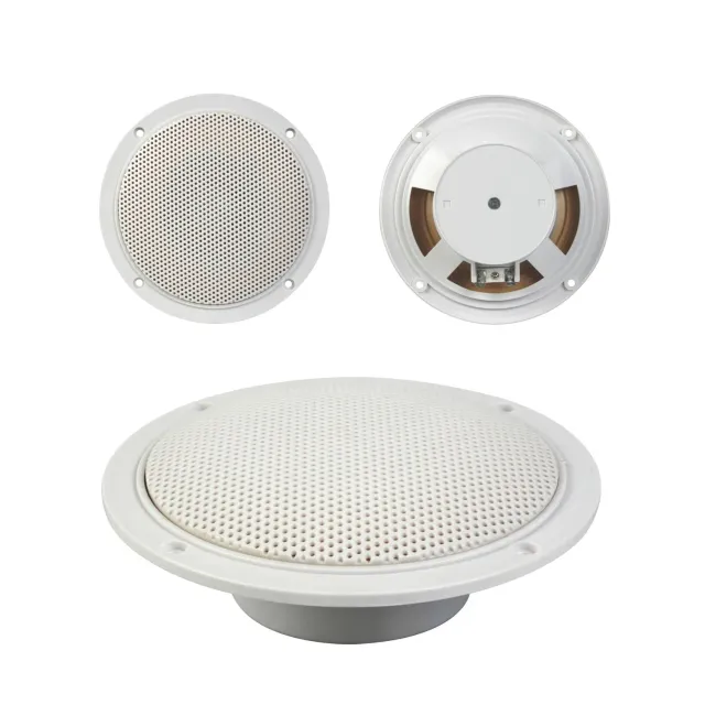 Velleman enceinte encastrable 5 pouces 80 W blanche 2 pièces