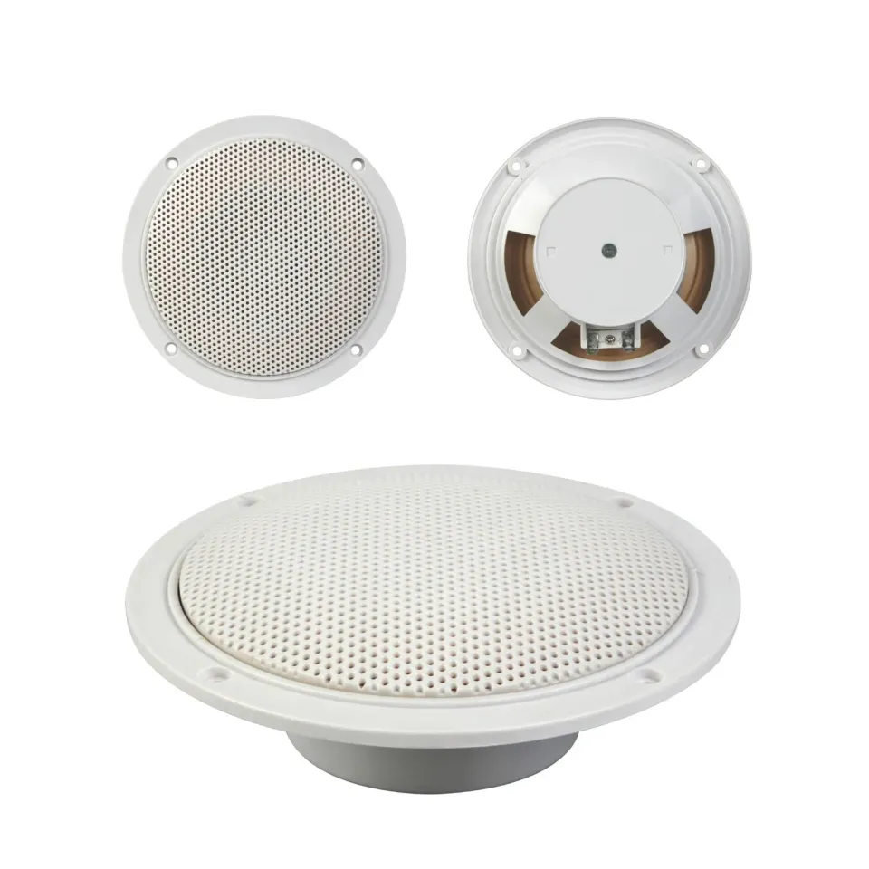 Velleman enceinte encastrable 5 pouces 80 W blanche 2 pièces