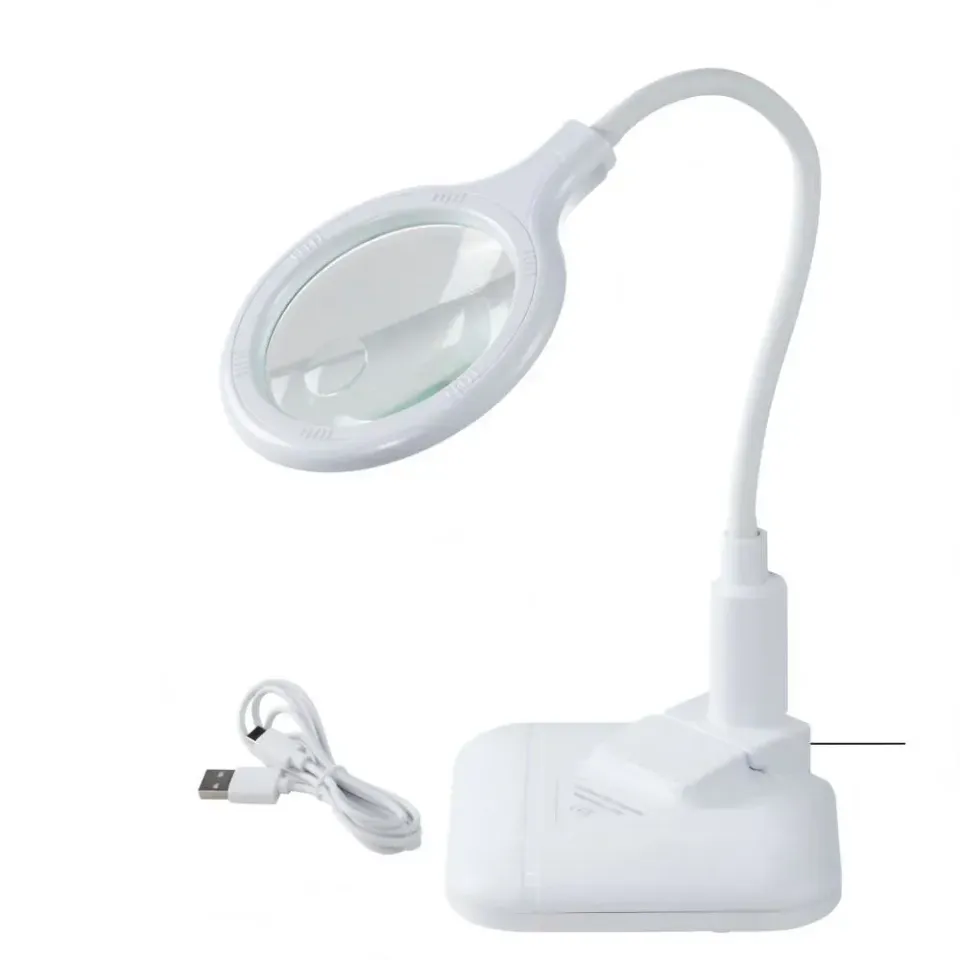 Zhongdi ZD-127B lampe loupe sur socle rechargeable