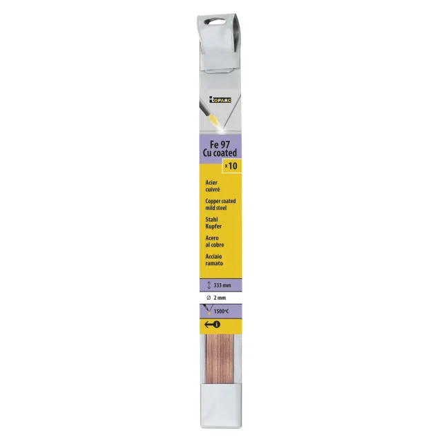 GYS Métal d'Apport Brasure acier cuivré baguettes 2 mm x 333 mm