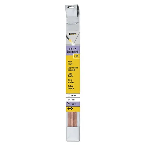 GYS Métal d’Apport Brasage baguettes acier cuivré 2 mm lot de 10
