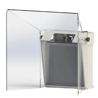 FTM Technologies VHI3GP grande visière pour hotte HI3P en PVC