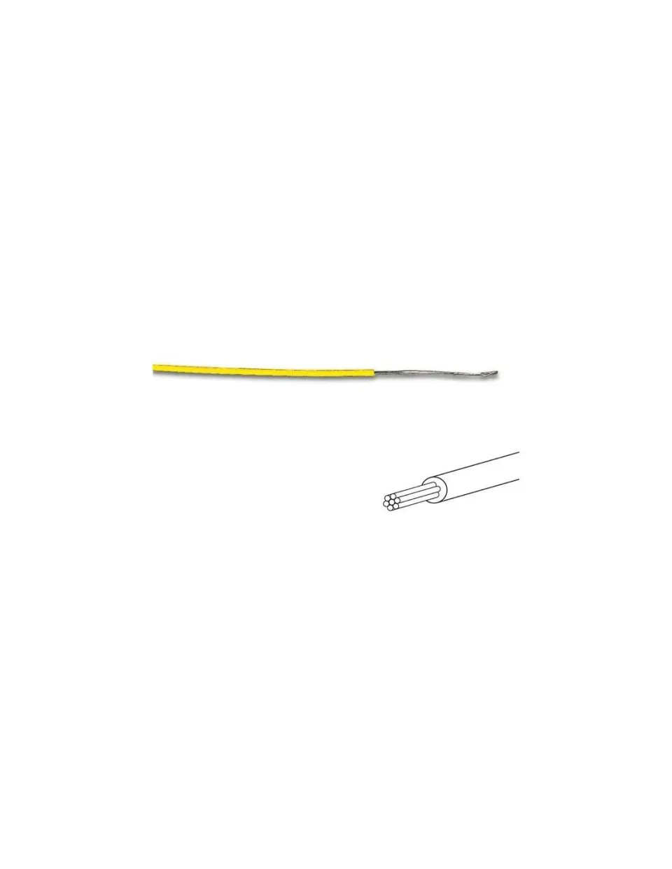 Velleman GP Series Mowy fil électrique jaune 100 m souple