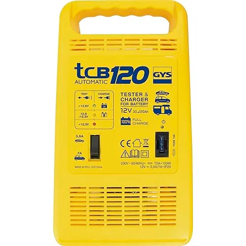 GYS TCB 120 chargeur batterie 12 V 30–120 Ah