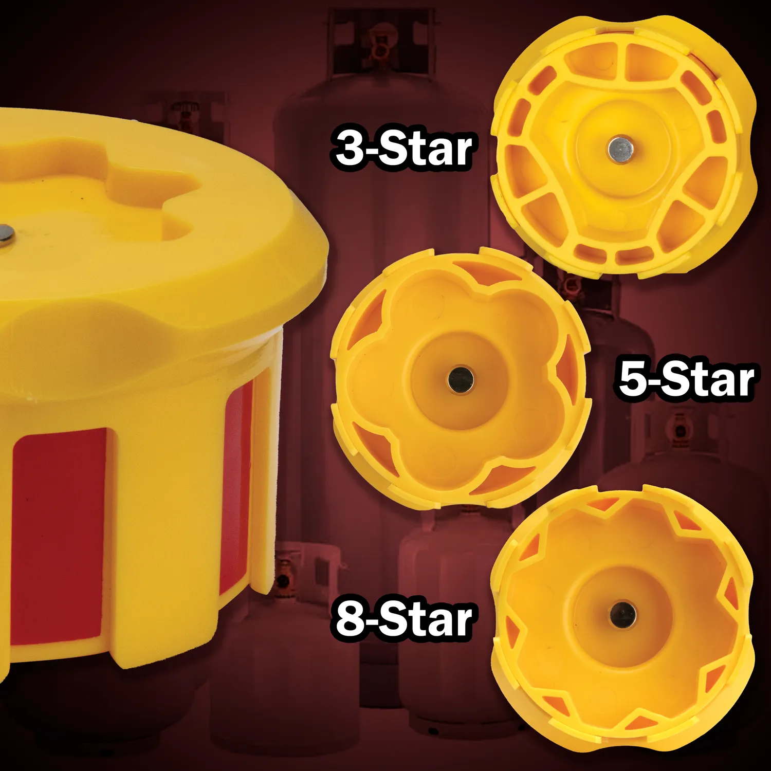 STRONG HAND EUROPE EZ-View Gas Cylinder Valve Indicators indicateur de vanne