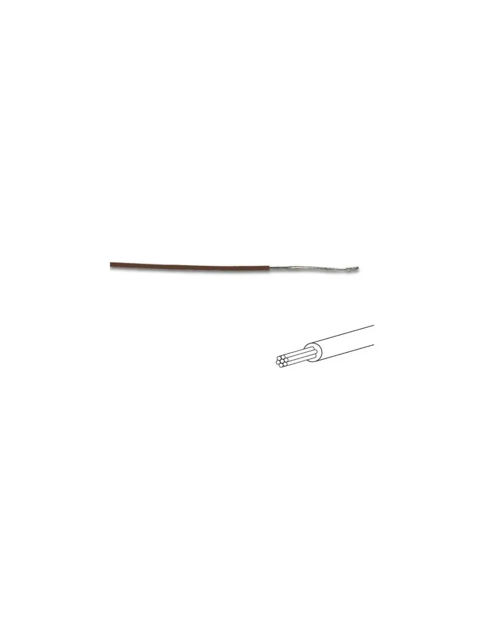 Velleman GP Series Mowbr fil électrique marron 100 m souple