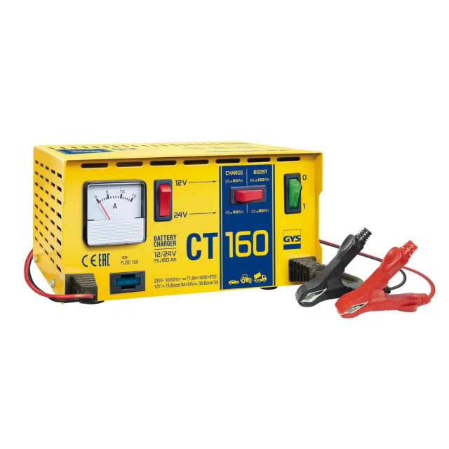 GYS CT 160 chargeur de batterie 12/24 V, plomb liquide