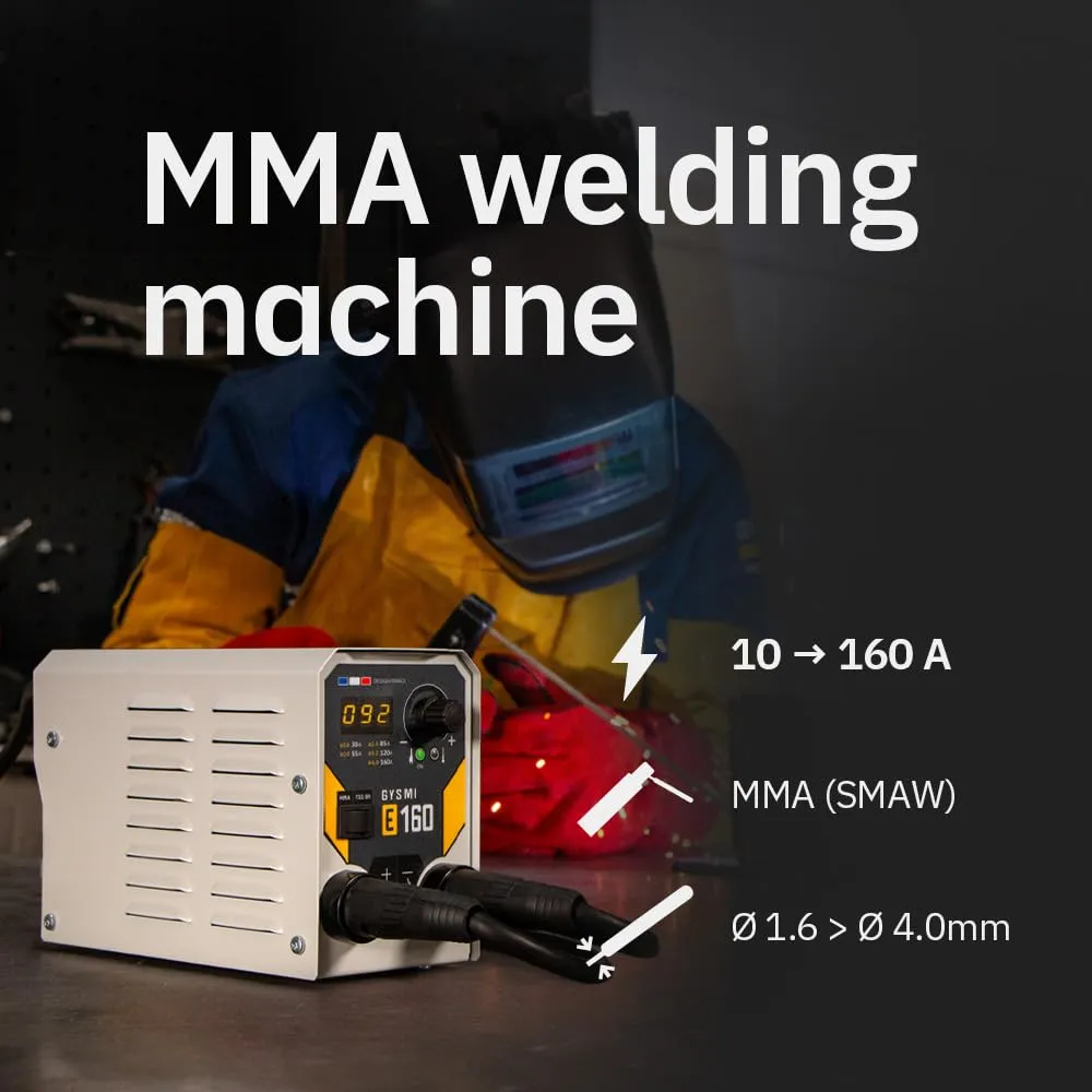 GYS GYSMI E160 poste à souder MMA 160 A 230 V avec valise