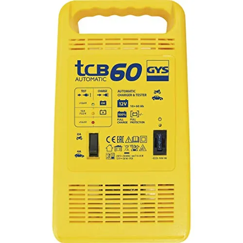 GYS TCB 60 chargeur de batterie 12 V 10–60 Ah