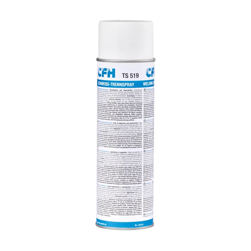 CFH TS 519 spray anti-adhérent soudage 400 ml à base d’eau