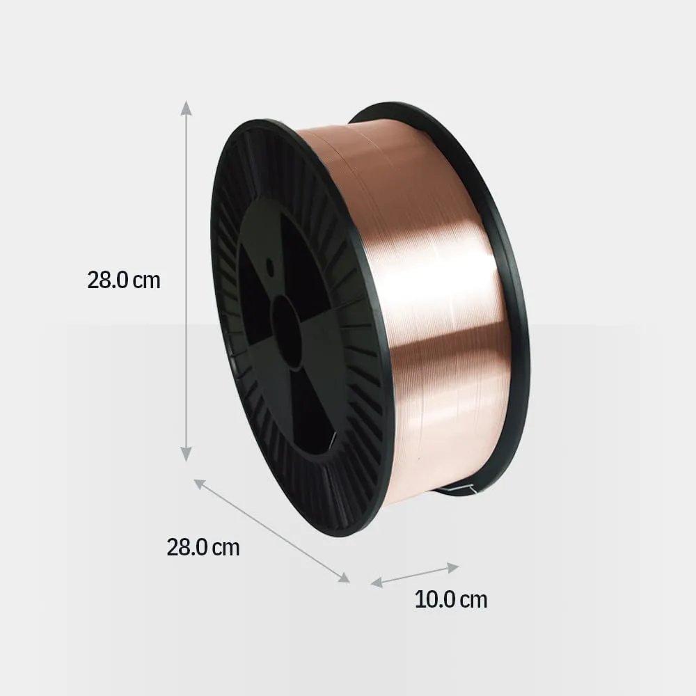 GYS fil plein acier G3Si1 ER70S-6 Ø 0,8 mm, bobine 15 kg