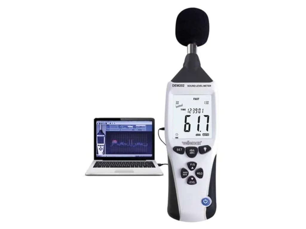 Velleman GP Series sonomètre datalogger USB, 262144 mesures, ±1,4 dB