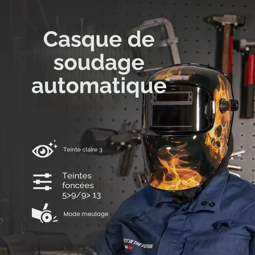GYS FIREMAN 3/5-13 G True Color masque de soudage LCD