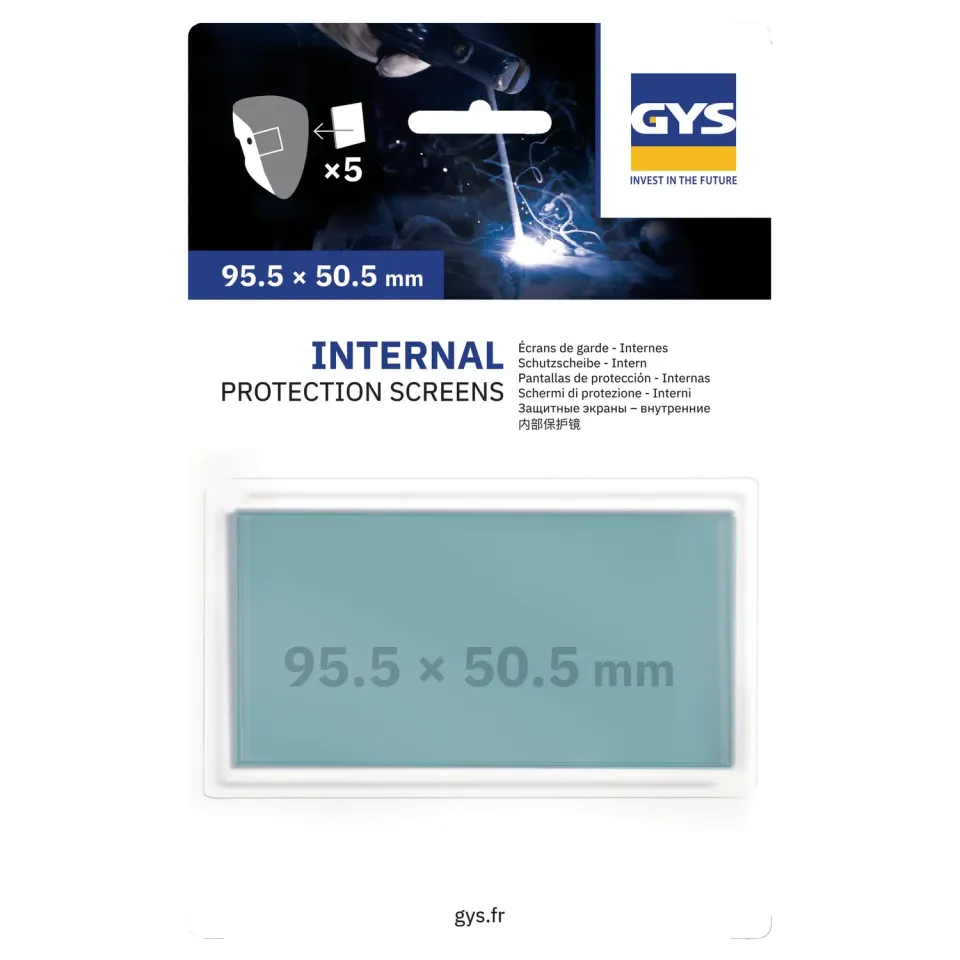 GYS écrans internes TECHNO 9-13 95,5 x 50,5 mm lot de 5