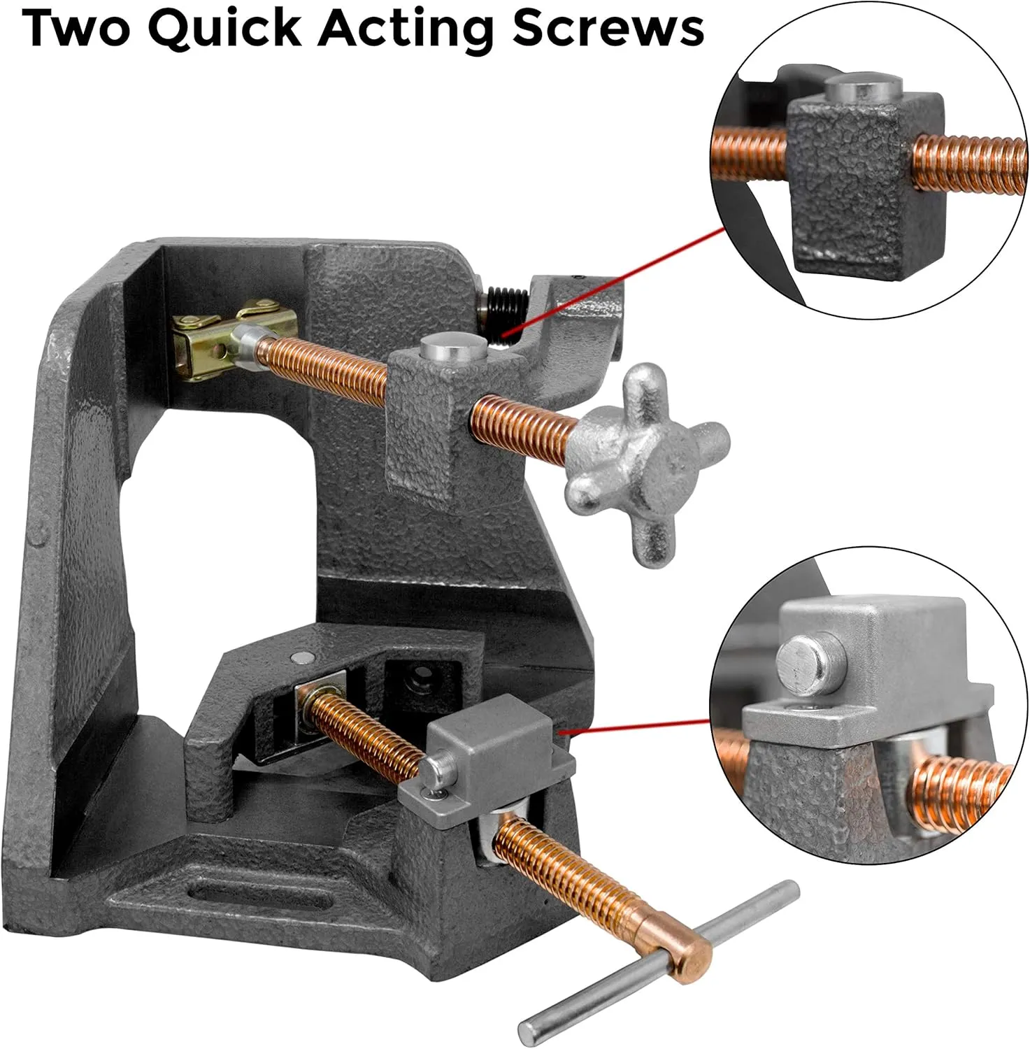STRONG HAND EUROPE 3-Axis Fixture Vise étau 95 mm rapide