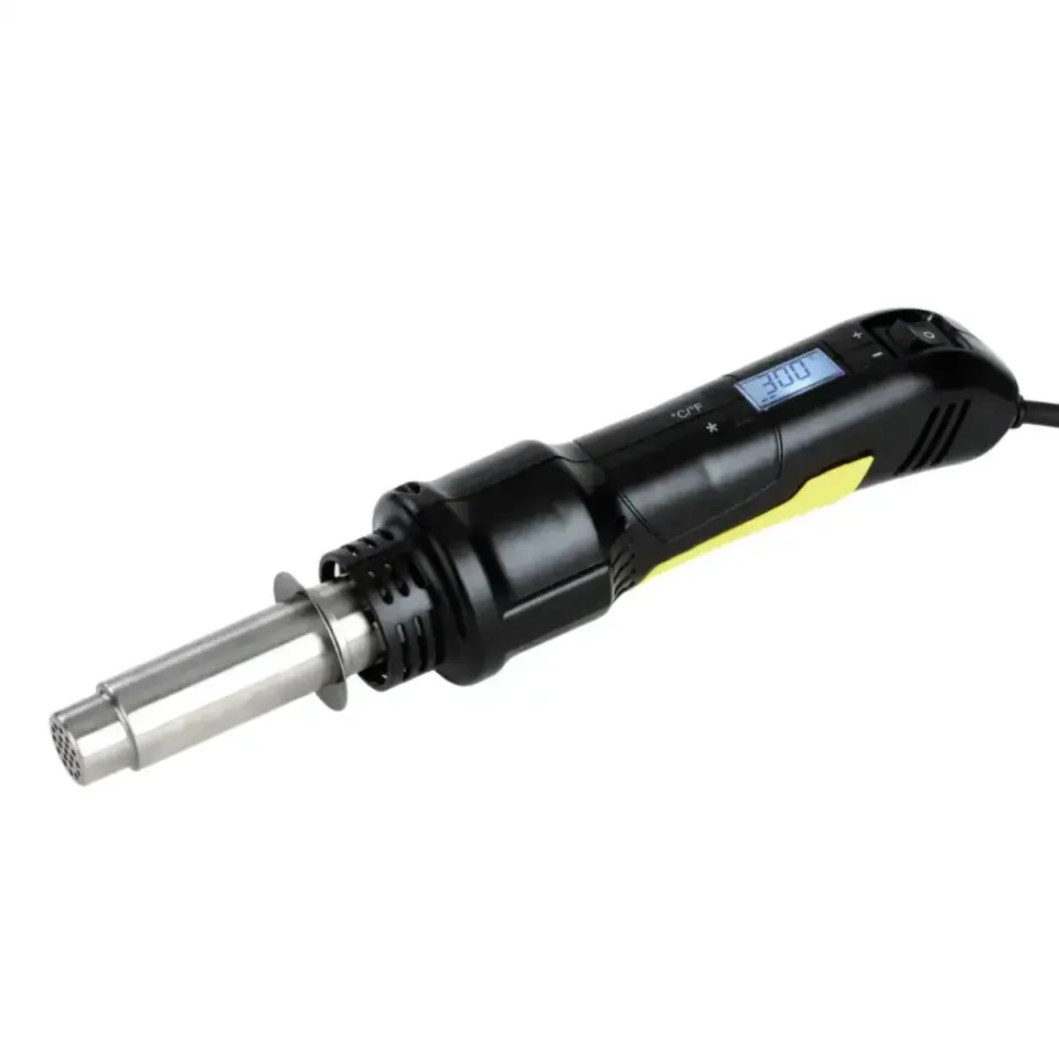 Zhongdi ZD-8907 pistolet à air chaud 220–240 V, affichage LCD