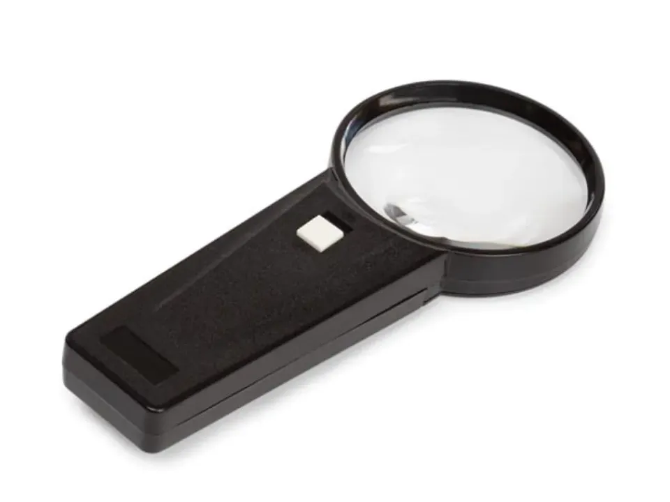 Velleman VTLLAMP loupe à main LED 2x/4x noire