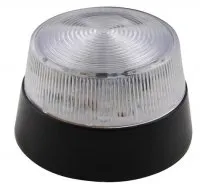 Velleman Edge Lit feu clignotant LED transparent 12 V 77 mm intérieur
