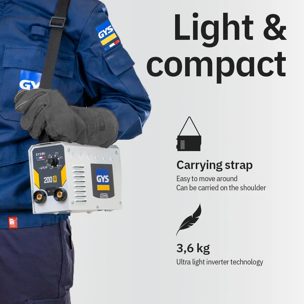GYS GYSMI 200A poste MMA 200 A avec accessoires