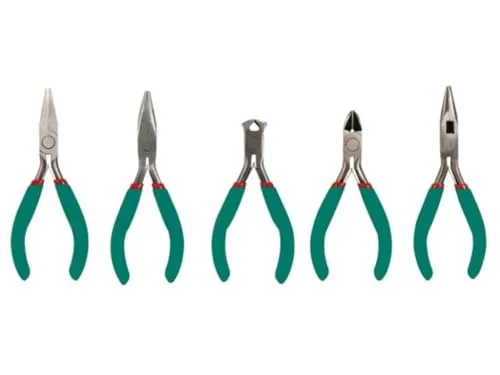 Velleman GP Series ensemble de 5 pinces de précision isolées