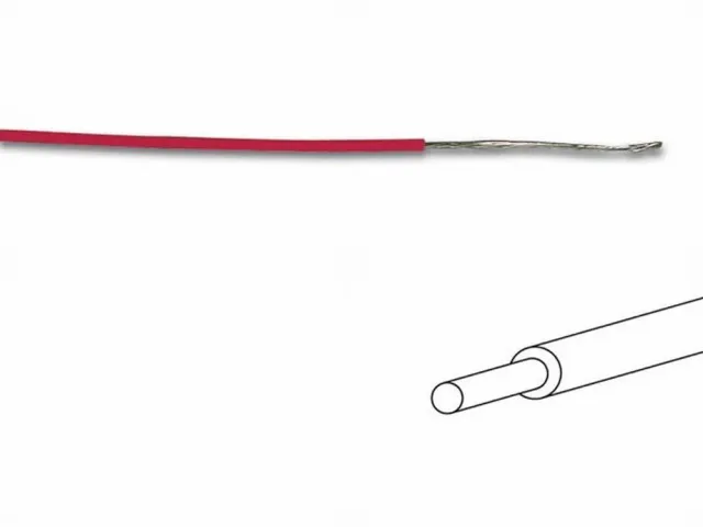 Velleman bobine fil de câblage rouge 100 m 0,5 mm