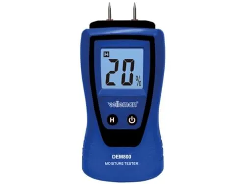 Velleman GP Series humidimètre matériaux LCD 5 à 90 % avec pile 9 V