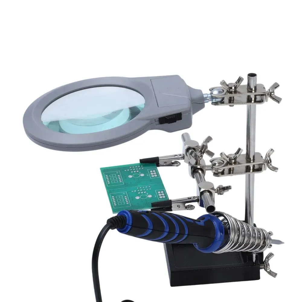 Zhongdi ZD-10M loupe de soudage avec pinces et éclairage LED