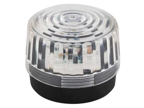 Velleman Edge Lit feu clignotant LED 100 mm 12 V blanc