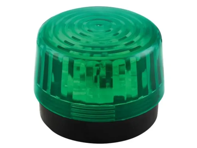 Velleman feu clignotant LED vert 12 V 100 mm intérieur
