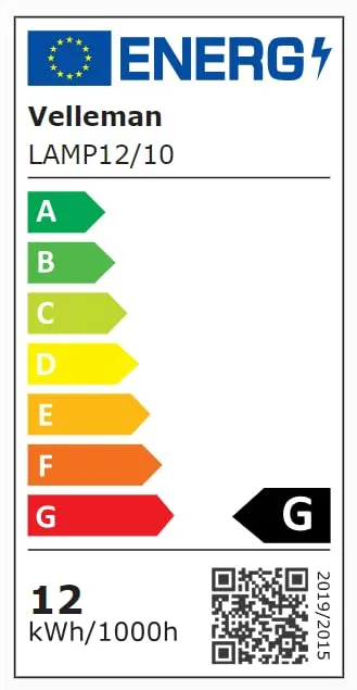 Velleman VTLLAMP tube fluorescent T4 12 W 6500 K 720 lm