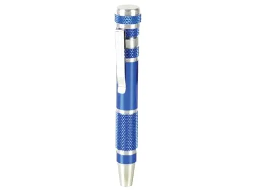 Velleman 9 en 1 tournevis précision chrome-vanadium bleu