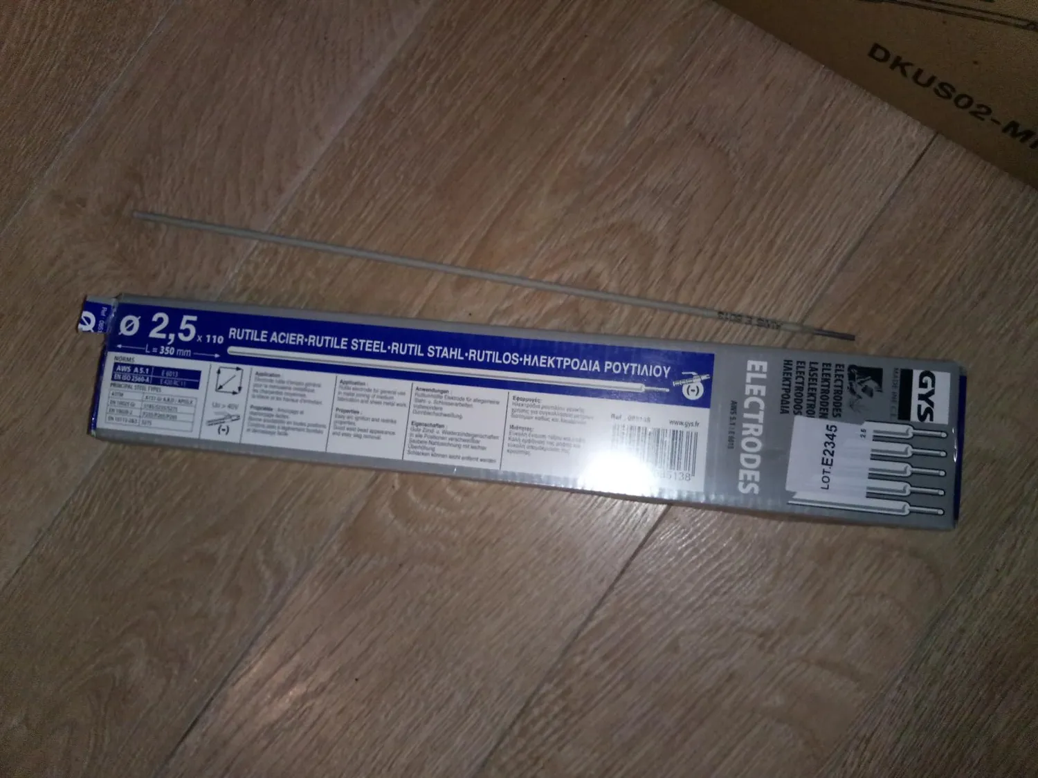 GYS Baguettes E6013 2,5x350 mm rutile 110 pièces