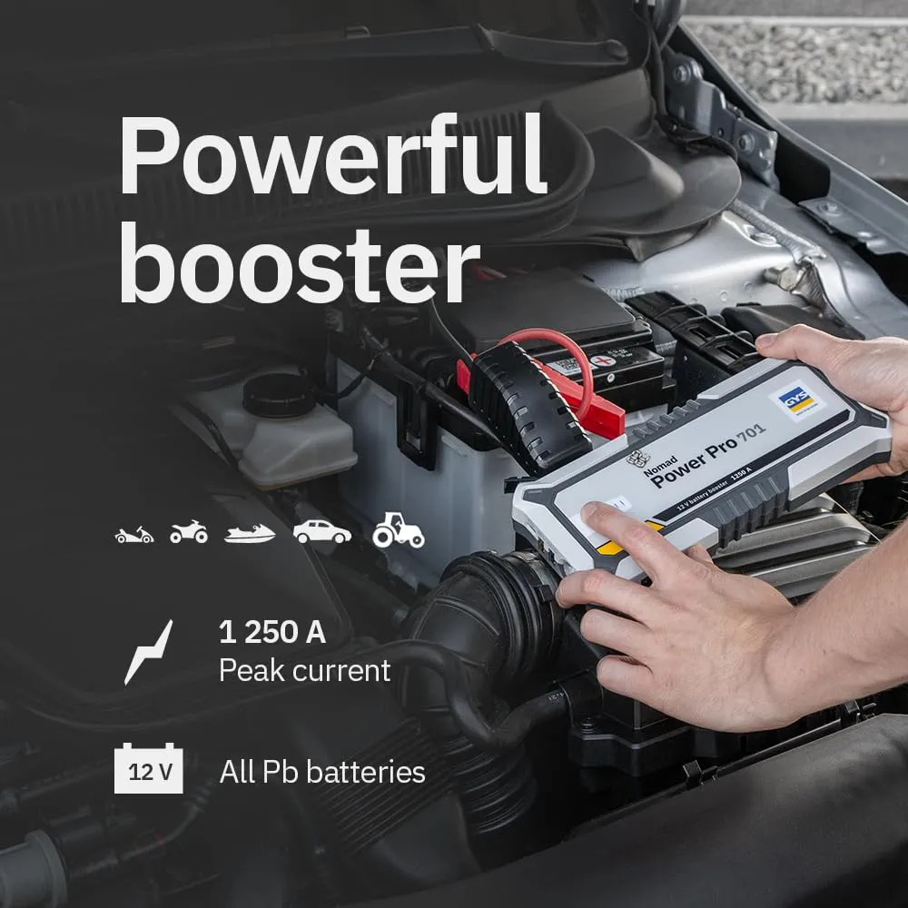 GYS Nomad Power Pro 701 booster batterie lithium 12 V 6 Ah 2000 A