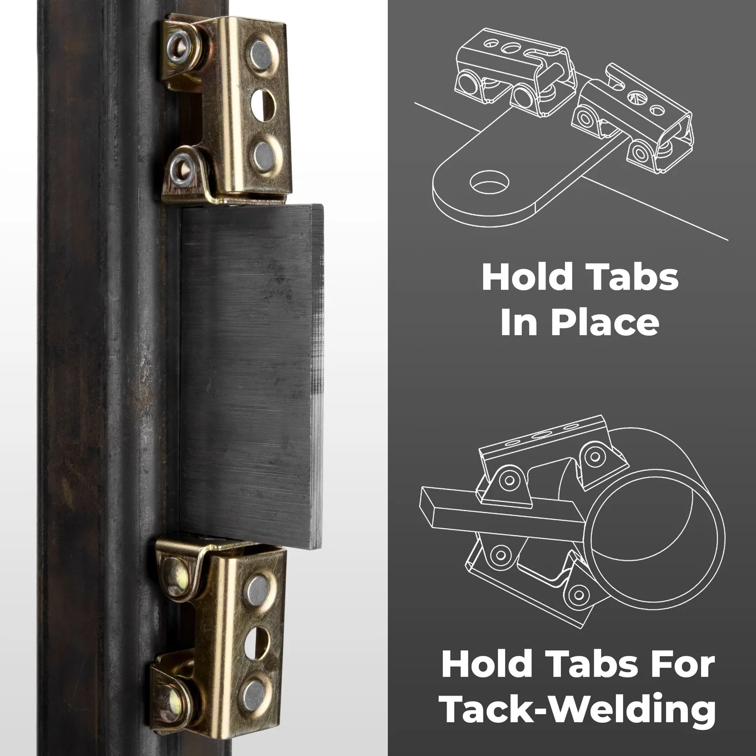 STRONG HAND EUROPE Magnetic V-Pad Kit kit de supports magnétiques 6 pièces