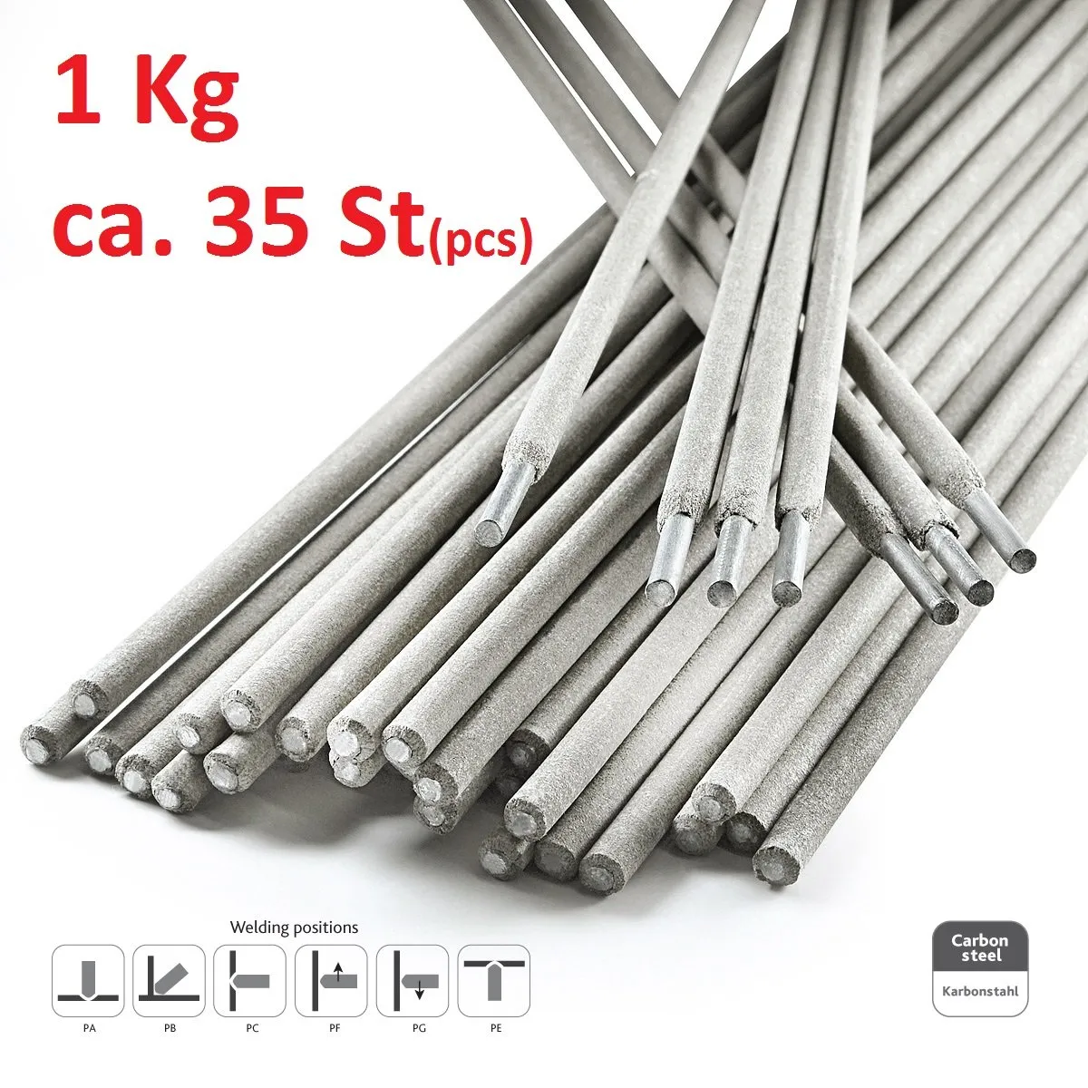STARK Red Line électrodes rutile 3 x 350 mm 1 kg 35 pièces