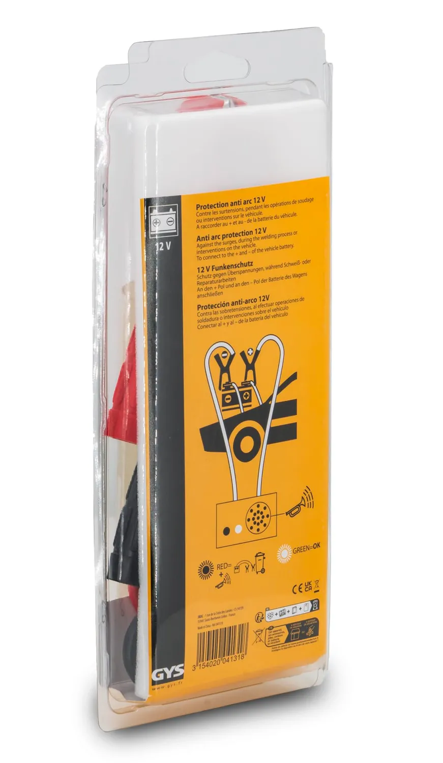 GYS protection anti-arc 12 V pour batterie véhicule