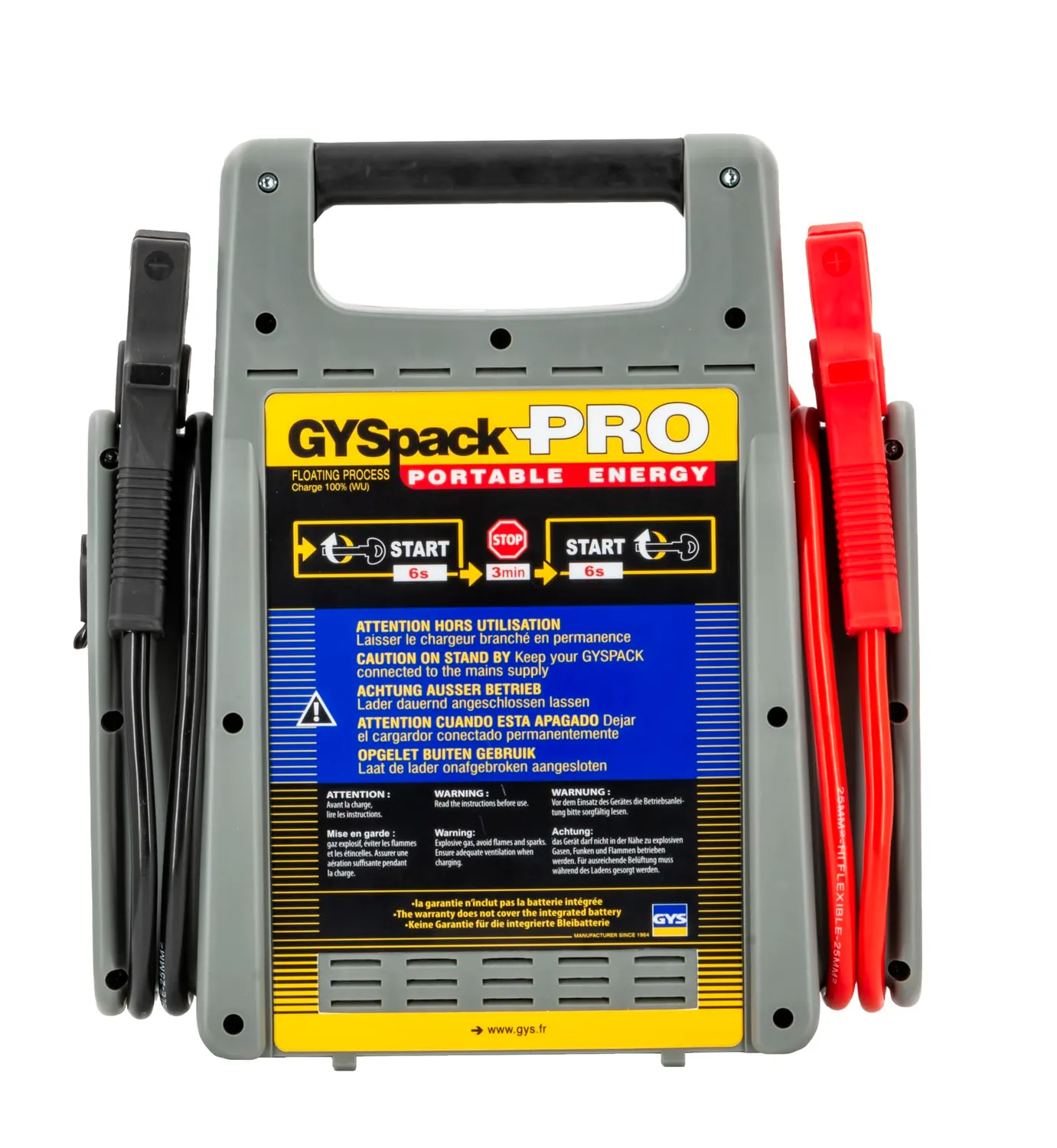 GYS GYSPACK Pro démarreur autonome 12 V 22 Ah