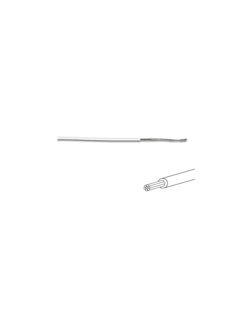 Velleman GP Series 144561 fil de montage blanc